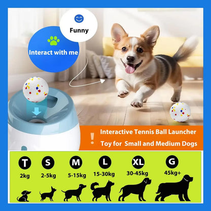 WoofLob Automatic Dog Ball Launcher with 3 Distance Settings