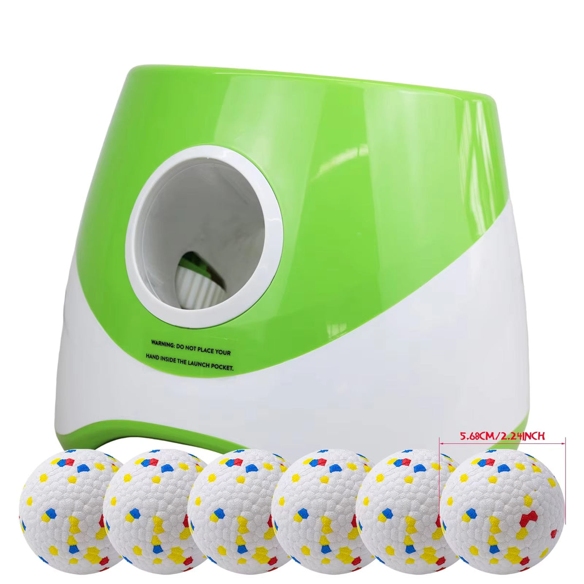 WoofLob Automatic Dog Ball Launcher with 3 Distance Settings