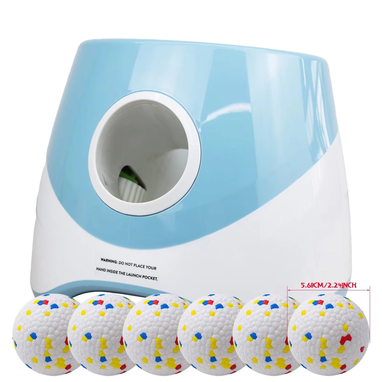 WoofLob Automatic Dog Ball Launcher with 3 Distance Settings