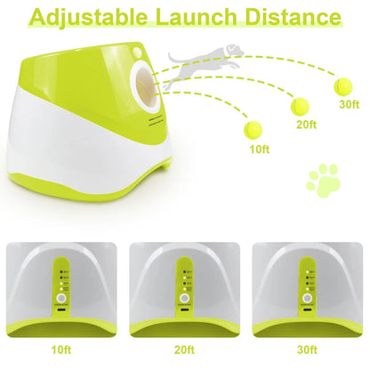 WoofLob Automatic Dog Ball Launcher with 3 Distance Settings