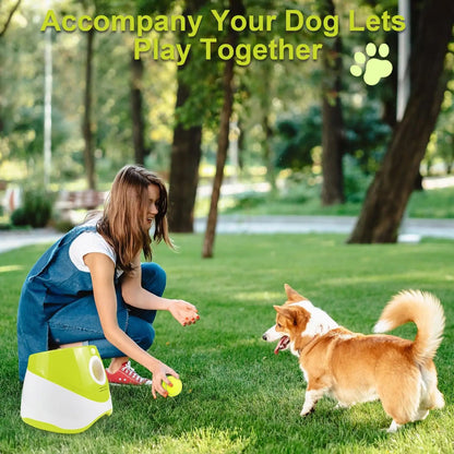 WoofLob Automatic Dog Ball Launcher with 3 Distance Settings